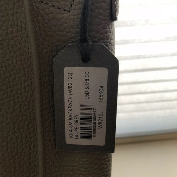 Kita Leather Convertible Whipstitched Backpack - Picture 6 of 6